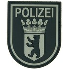 Polizei Berlin Black Ops Rubber Klett Patch
