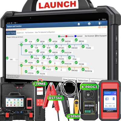 LAUNCH X-431 PAD 7 VII Diagnosegerät ECU Programm + X-PROG 3 VSP600 BST360 ITPMS