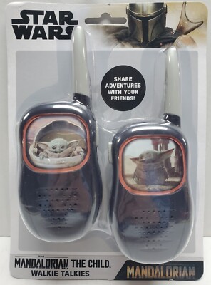 TECH 2 GO STAR WARS: MANDALORIAN THE CHILD WALKIE TALKIES PACK OF 2 - BRAND NEW