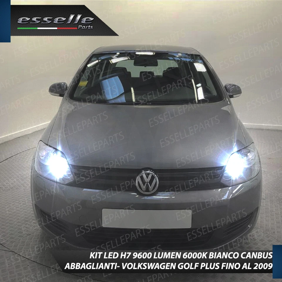 KIT FARI FULL LED VW GOLF PLUS ANABBAGLIANTI ABBAGLIANTI POSIZIONE LED CANBUS - Immagine 3 di 4