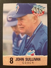 John SULLIVAN 1992 FANATIC Series Oh Henry! #8 Toronto Blue Jays