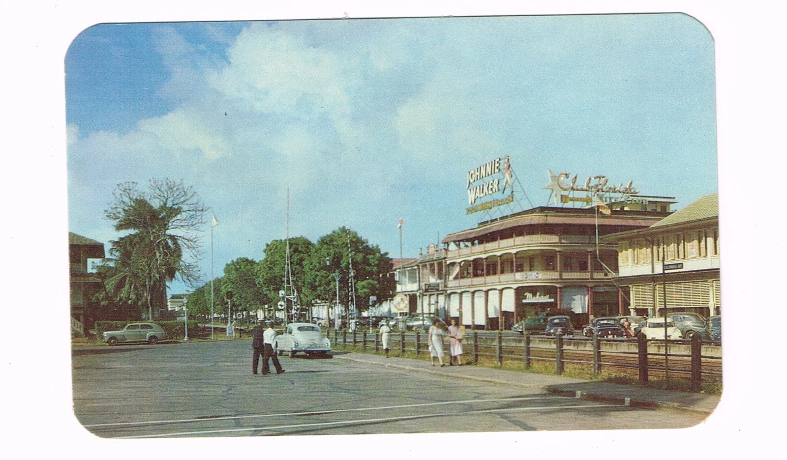 The waterfront was disappearing by the 1950s, but Front Street still seems pleasant.