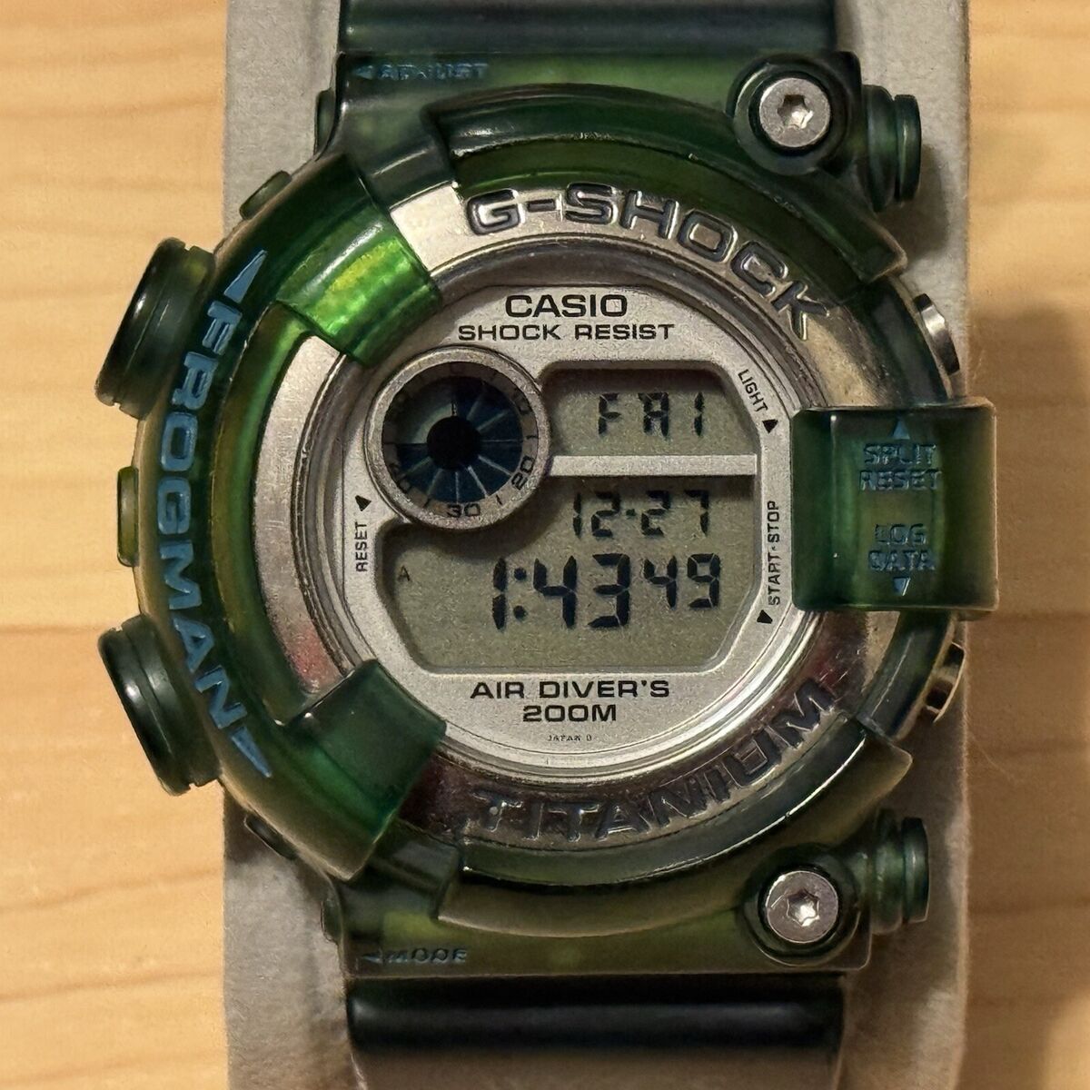 Casio G-Shock DW-8201WC-2T Frogman Green Custom Men's Casio G-Shock DW-8201WC-2T Frogman Green Custom Men's