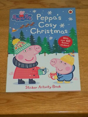Marienkäfer - Peppa Pig Sticker Activity Book - Peppas Cosy Christmas - BRANDNEU