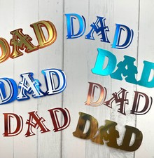 Die Cuts DAD for Father s Day 6 Sets Mirror Cardstock
