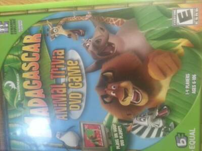 Madagascar Animal Trivia DVD Game - DVD - VERY GOOD