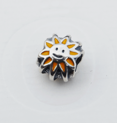 Genuine Pandora Charm "Smiling Sun" - 790532EN20 - retired - Picture 1 of 2