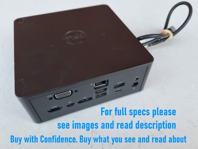 Dell TB16 Thunderbolt 3 Dock USB-C 3 x FHD Displays, USB 3.0 & Thunderbolt 3