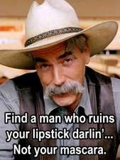 Sam Elliot Find Man lipstick Mascara High Quality Metal Fridge Magnet 3x4 7456