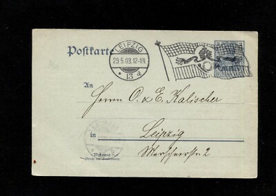 Dt. Rich 1903, Machine Stamp ''Leipzig'' Clean (#6691)