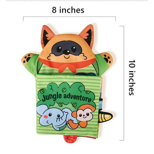 Buy 1 Get 3 Montessori hand puppet soft quiet book for baby and toddler - Picture 2 of 17