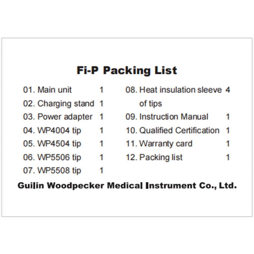 Woodpecker Fi-P Dental Endo Gutta Percha Sistema de Obturación Endodóntica Pluma Térmica Foto 4 de 4