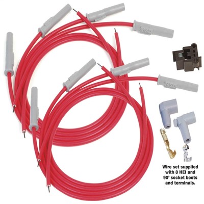 MSD Universal Spark Plug Wire Set For 1976 Buick Skylark 997A4E-DCE8