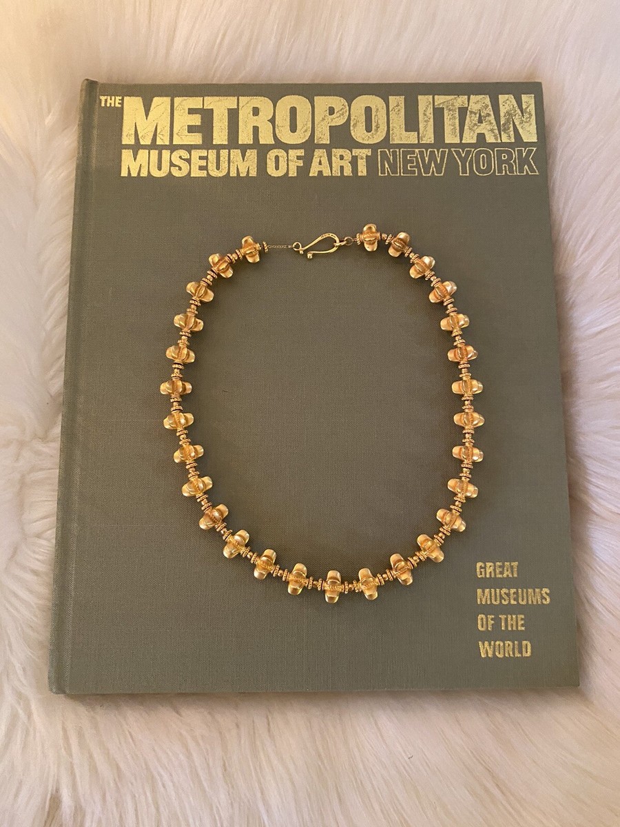 MMA 1991 Metropolitan Museum Of Art Egyptian Revival Necklace Gold
