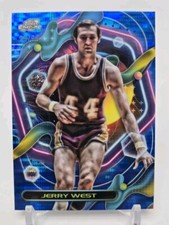 2023-24 Topps Cosmic Chrome JERRY WEST Blue Moon Refractor /99 Los Angeles Laker