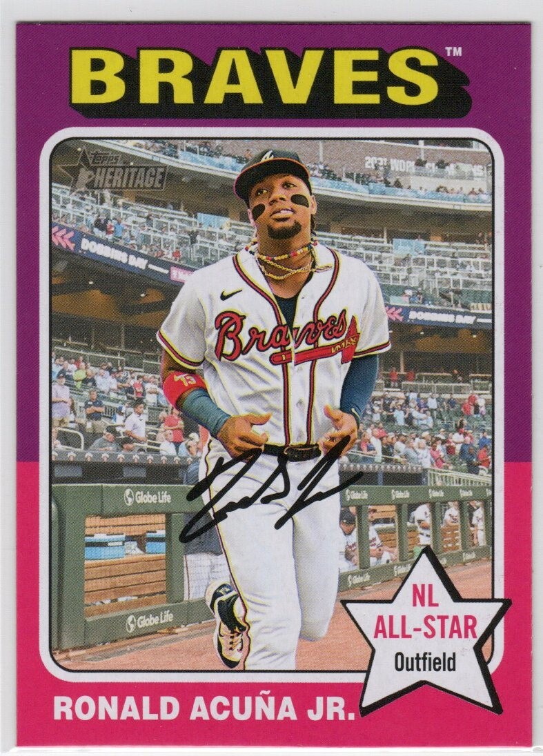 専用】Ronald Acuna Jr. ベースレリック 10シリTOPPS topps アクーニャjr