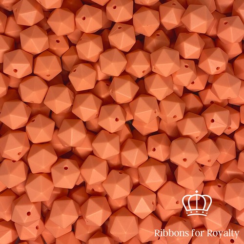 10 Pcs 17mm Hexagon Silicone Jewellery Beads Dummy Clip Food Grade Quality *UK* - Picture 78 of 93
