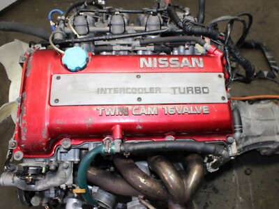 JDM SR20DET NISSAN SILVIA S13 2.0L REDTOP TURBO ENGINE 5SPD TRANS