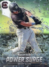 2021 PANINI PRIZM DRAFT SILVER INSERT ROOKIE POWER SURGE BRADY ALLEN 