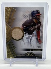 2023 Topps Tier One Baseball CJ Abrams Tier One Relic Card #d/400 Nationals