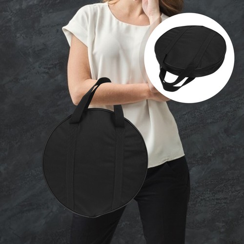 1PC Gong Bag Cross- Body Gong Bag Instrument Carrier Instrument Pouch Black - Picture 7 of 12