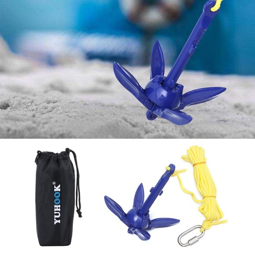 Watercraft Anchor Aluminum Universal Marine Kayak Anchor Folding Canoe Boat