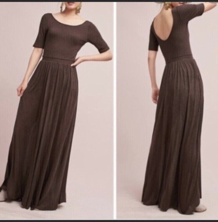 princess polly baby blue dress BORDEAUX Maxi brown dress S/P Anthropologie cap sleeve