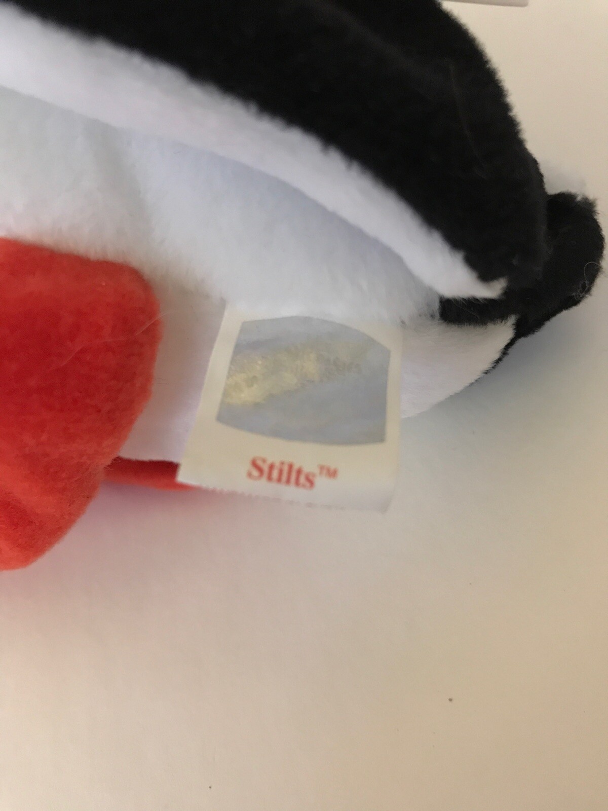 Ty Beanie Baby, Stilts The Stork, 1998, New With Tag, 4th Generation