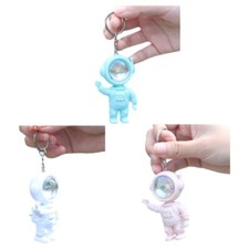Astronaut Keychain with Sunset Projector Light Backpack Charm Pendant Keychain