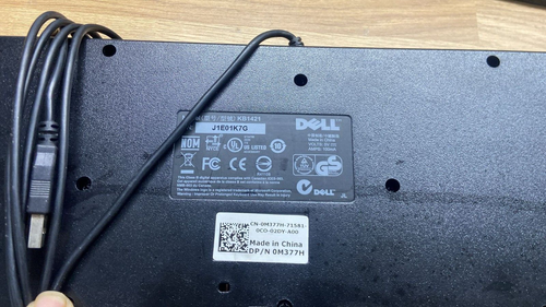 GENUINE Dell KB1421 Wired Qwerty Keyboard - Picture 2 of 2