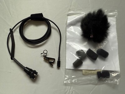 Sony ECM77B Elektret-Kondensator-Lavaliermikrofon, schwarz