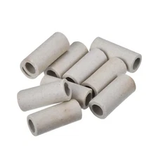 30pcs Ceramic Tube Insulated Electronic Wire Bundle Protection Heat Insulatio...