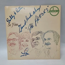 The Arbors - So Fine Vinyl LP NM Cond • Autographed / Signed 