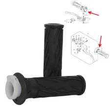 For Suzuki Handlebar Rubber Throttle Grip with Throttle Tube 57110-21H02 1 Pair