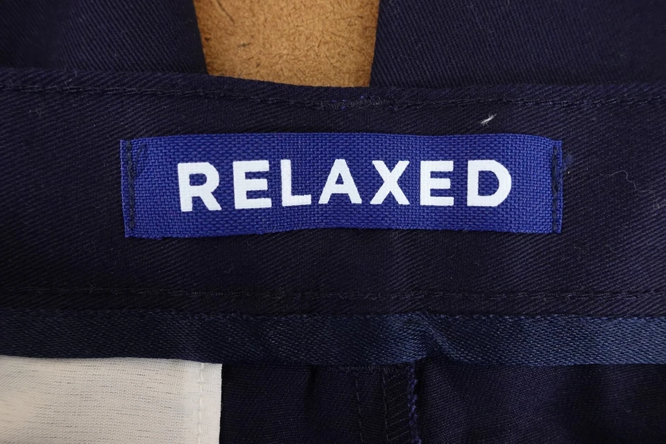 Pantalones de uniforme recto de sarga azul marino relajado Husky talla 16 French Toast para niños nuevos con etiquetas Foto 4 de 4