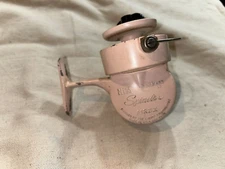 Lionel Airex Bache Brown Spinning Fishing Reel - Girl's Pink -Rare!!