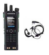 Baofeng UV-32 Tri-Band Walkie Talkie Type C Aviation Radio GPS With Earphone