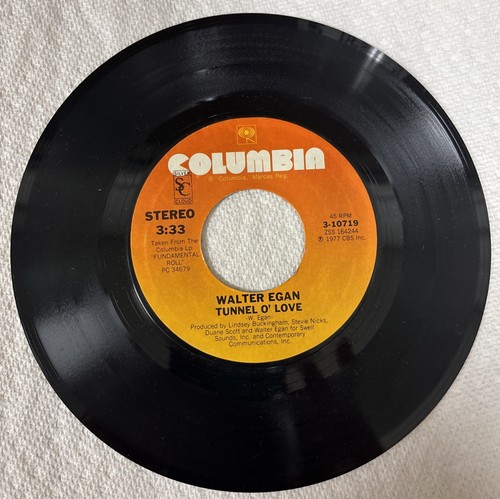 Walter Egan Magnet und Stahl / Tunnel O' Love Columbia 3-10719 EX - 45rpm 7" 1978