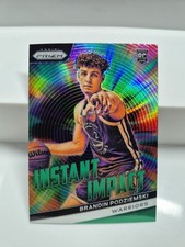 Brandin Podziemski 2023-24 Panini Prizm - Instant Impact Green x's 2 rookie