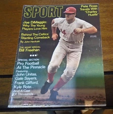Sport Magazine  August 1966 cover Pete Rose ( Charley Hustle )  #2