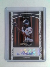 2026 Leaf Paydirt Football - Auto - Autograph - CJ Bailey #25/49