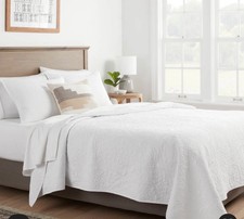 Threshold Full/Queen Garment Washed Paisley Quilt, New