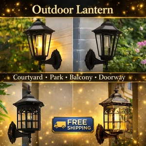 Jardin de lanterne de mur solaire LED lampe PIR Lampe détecteur de mouvement 15"/38cm IP65