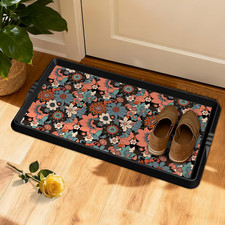 Boot Tray Shoe Mat Decorative Patterned, Rubber Shoe Matt Tray Indoor/Outdoor Us
