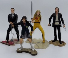 Kill Bill Figure Job Lot NECA  Bride Bill O-Ren Gogo + Bases