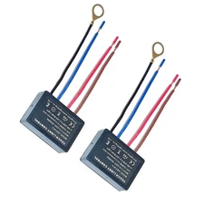 3 Way Touch Control Sensor Table Light Parts Dimmer Bulb Lamp Switch 2pcs