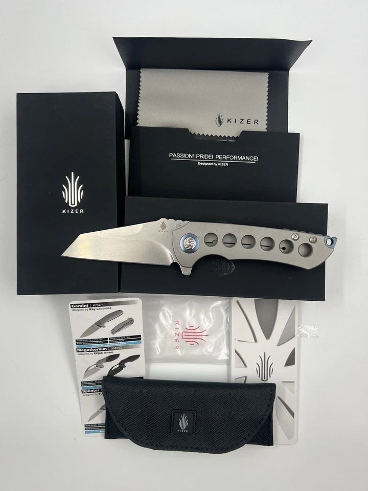 Kizer Critical Ki4508 Matthew Christensen Flipper Knife s35vn Ti Handle - Image 2 of 4