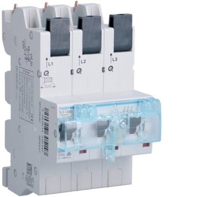 Hager HTS350C SLS-Schalter 3P 50A fuer Saelschiene