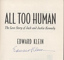 All Too Human: The Love Story of Jack and Jackie Kennedy - Hardcover - VERY GOOD