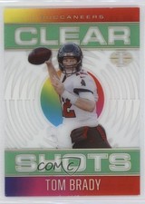 2021 Panini Illusions Clear Shots Emerald Tom Brady #CS-3 0nr3